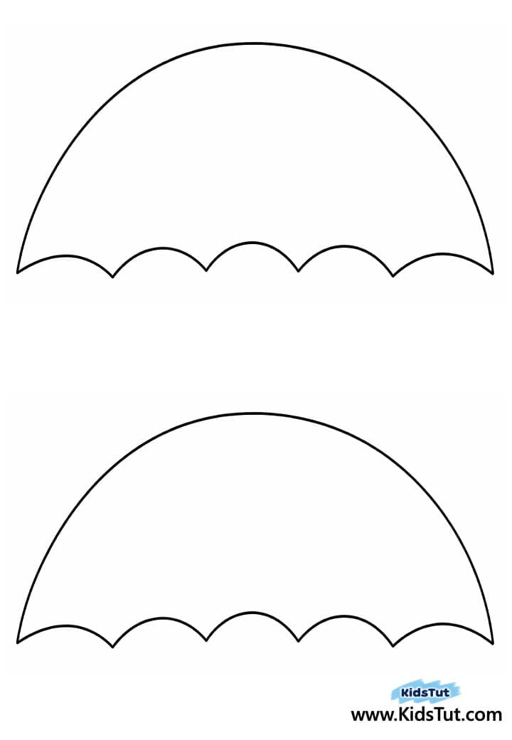 Free Colorful Umbrella Craft Ideas for Kids