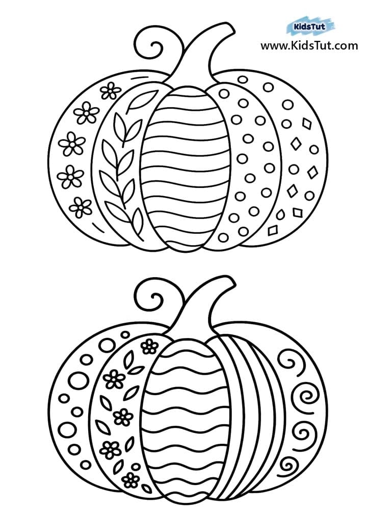 Free Printable Pumpkin Coloring Pages for Kids