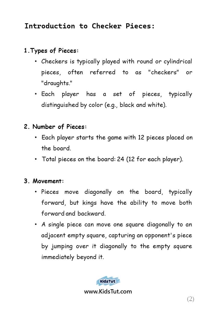 Mastering Checkers: Rules and Tips for kids