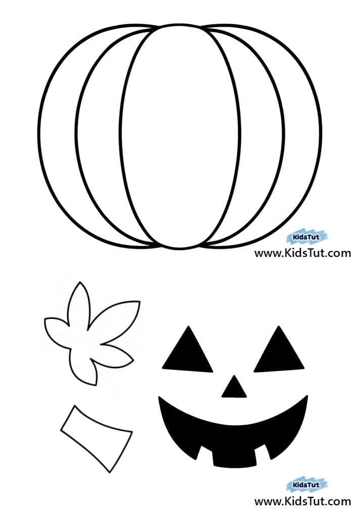 Halloween Streamer Craft with templates