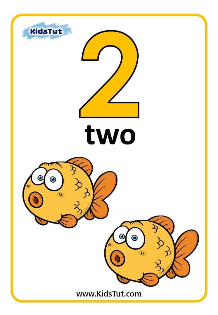 Free Printable Number Flashcards for kids