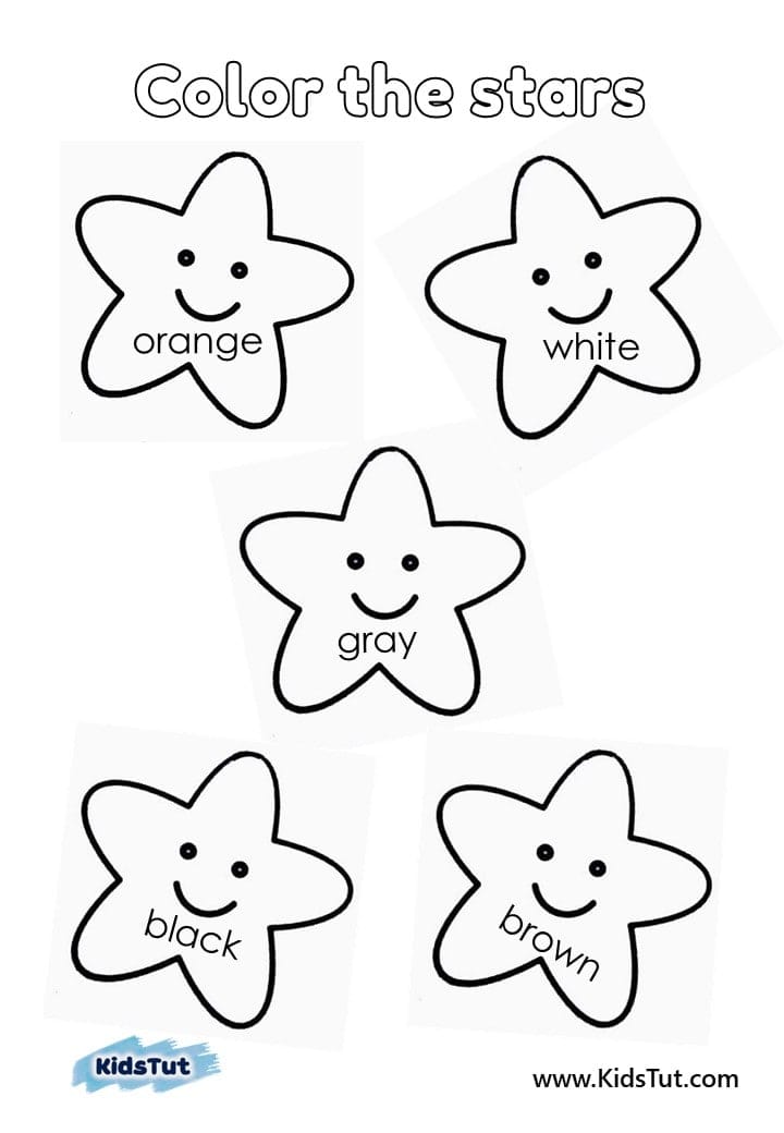 Fun and Easy Learning colors worksheets for kids