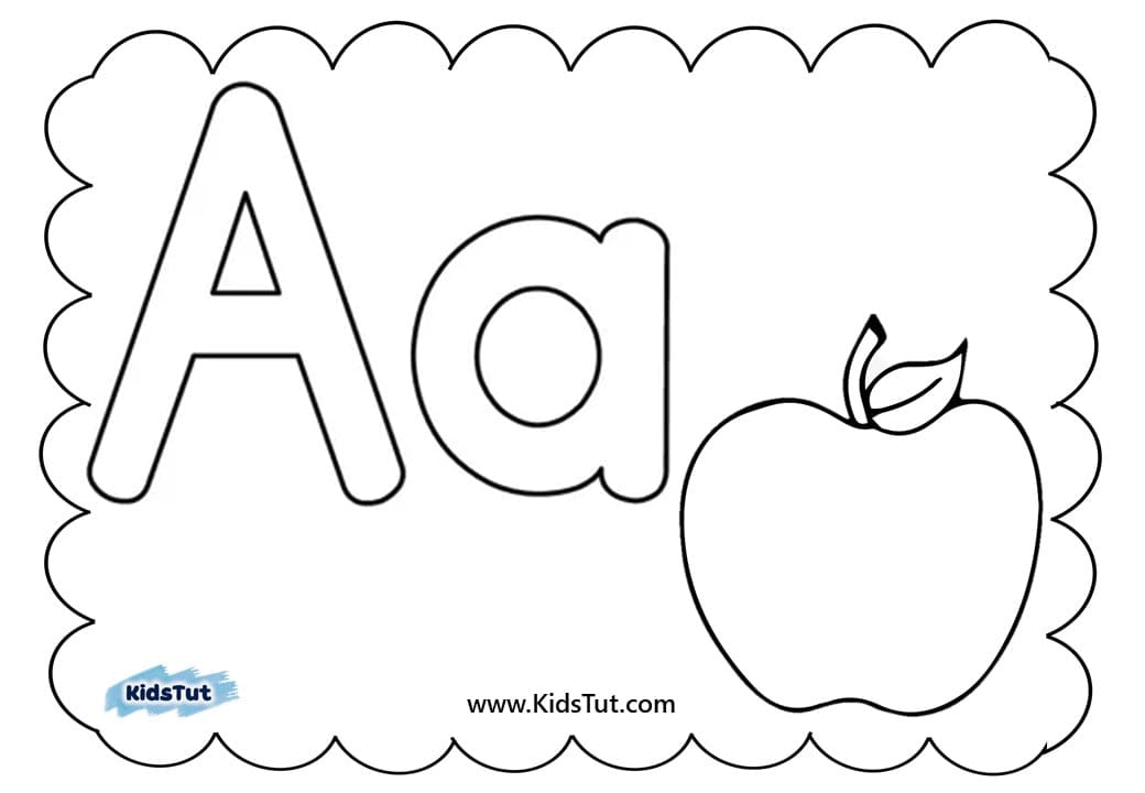 Alphabet coloring book for kids