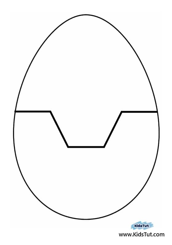Easy Easter Activity for Kids: Egg Cutting Craft