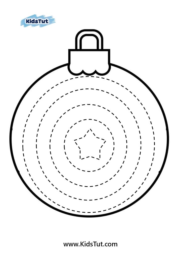 Christmas Ornaments Tracing

