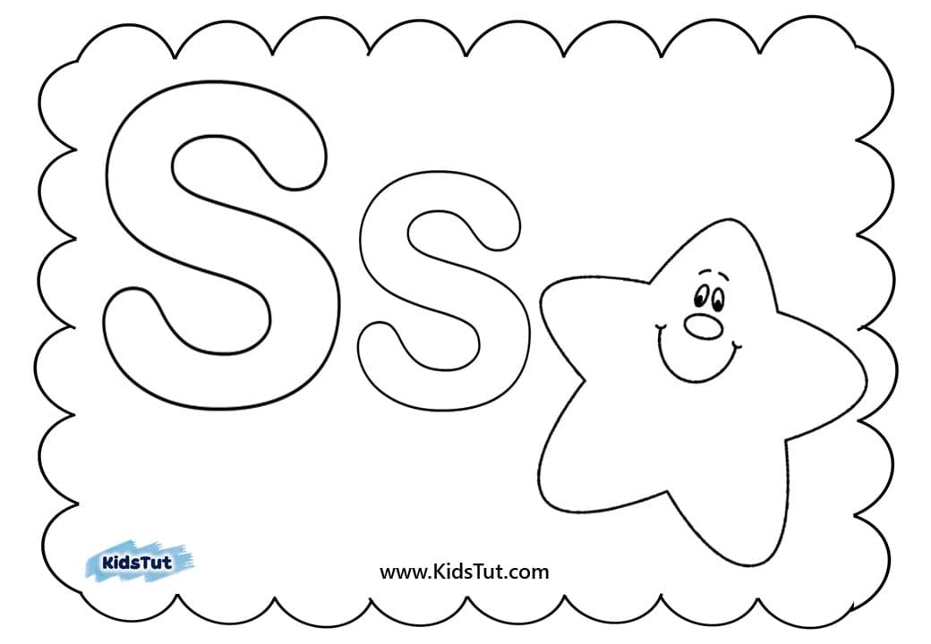 Alphabet coloring book for kids
