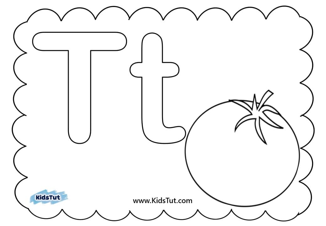 Alphabet coloring book for kids