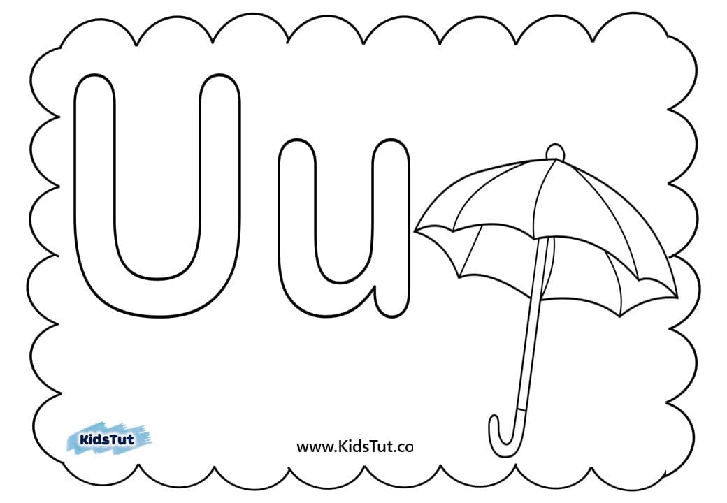 Alphabet coloring book for kids