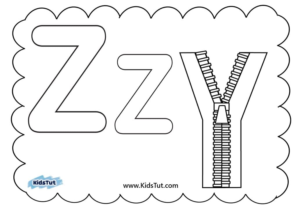 Alphabet coloring book for kids