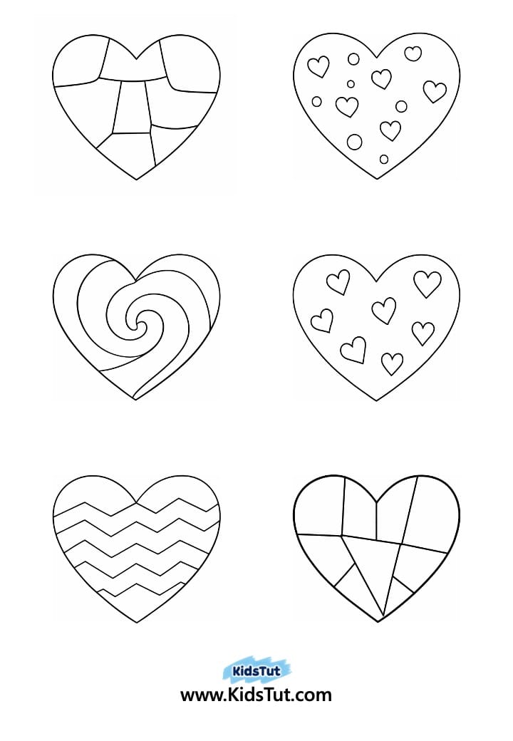 Easy Colorful Heart Umbrella Craft for Kids