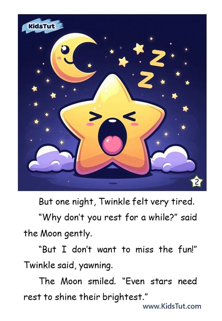 Easy Bedtime Stories for Kids: The Sleepy Star