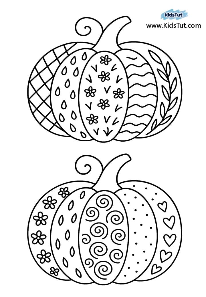 Free Printable Pumpkin Coloring Pages for Kids