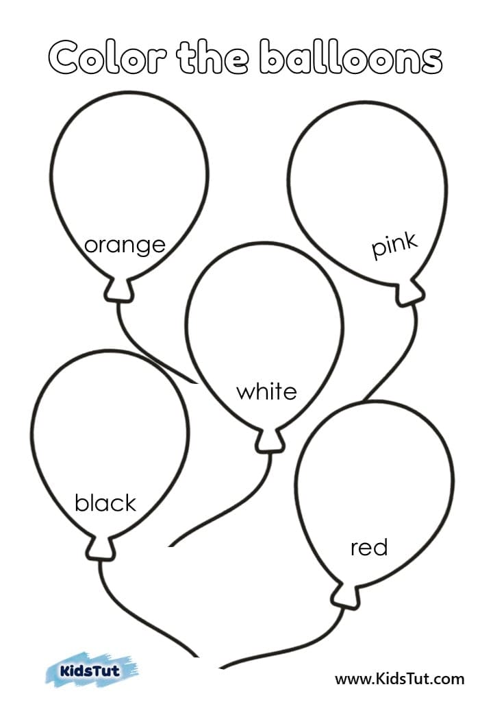 Fun and Easy Learning colors worksheets for kids
