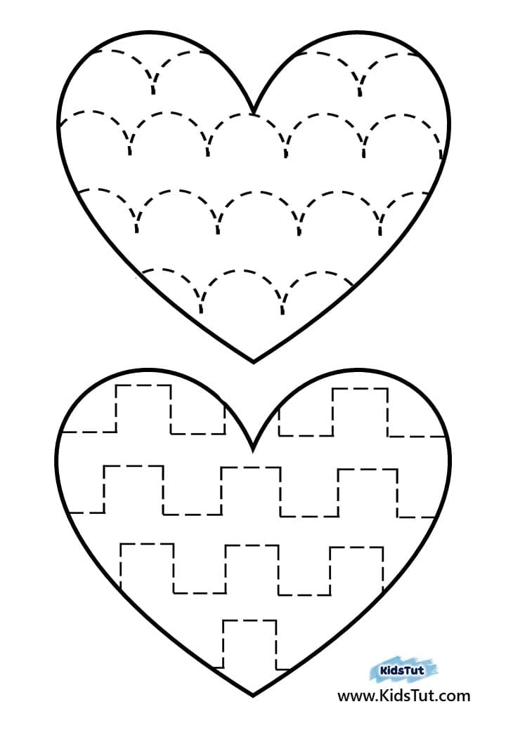 Valentine's Heart Coloring Pages