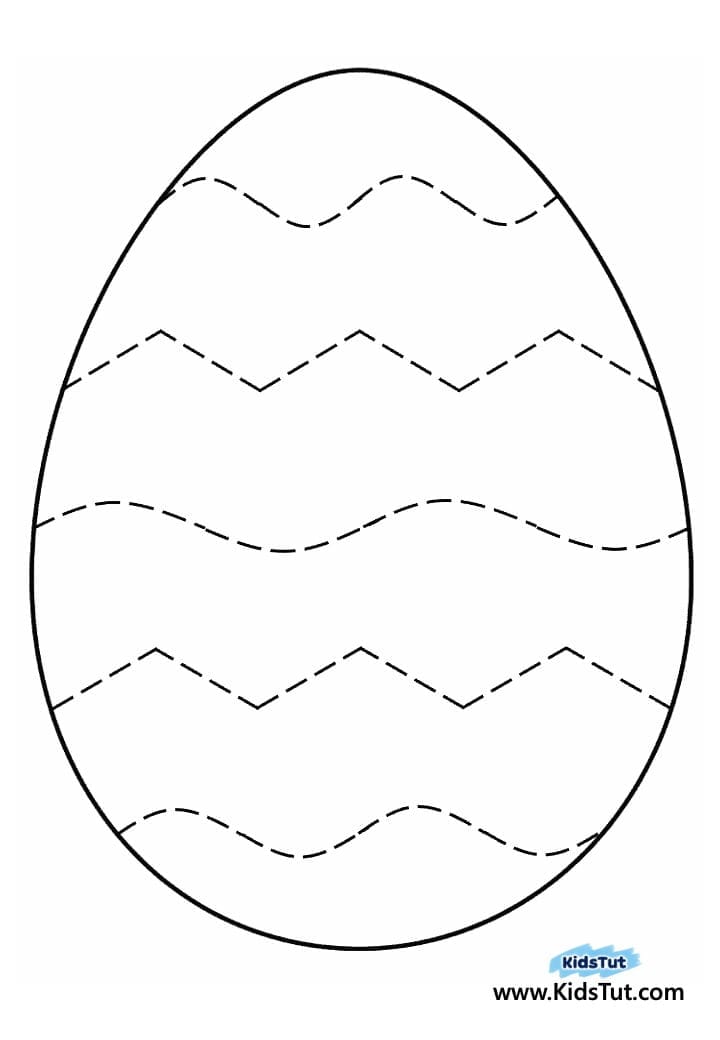 Colorful and Fun Easter Egg Sticker Craft for kids