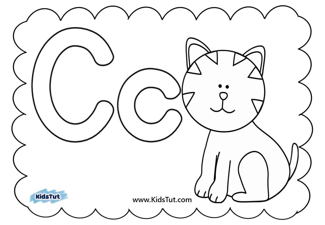 Alphabet coloring book for kids