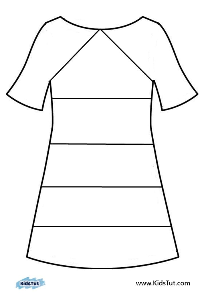 Easy and Fun Decorate the dress with fun shapes!