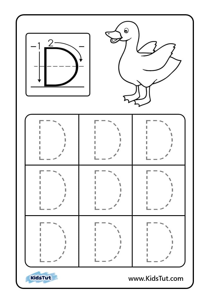Letter Tracing Worksheets for kids