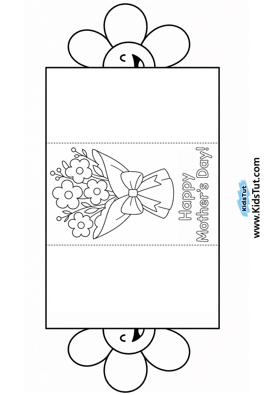 Easy Mother’s Day Flower Card Craft for Kids