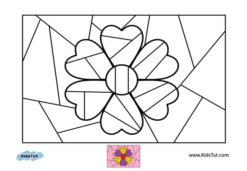 Amazing Picture puzzle coloring pages for kids