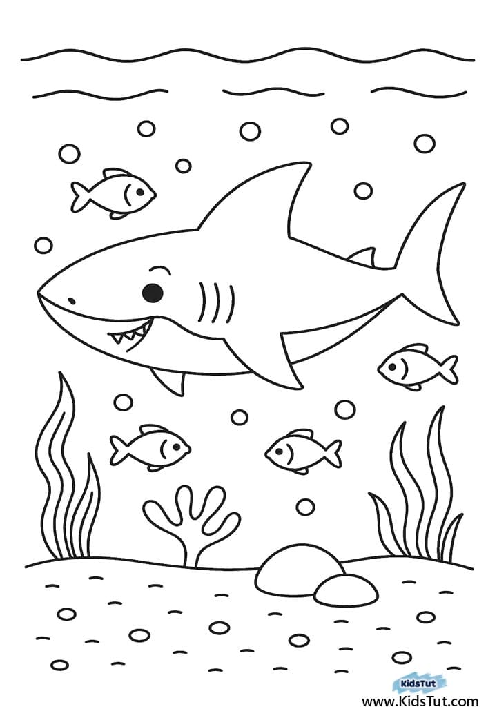 Free Printable Under the Sea Coloring Pages