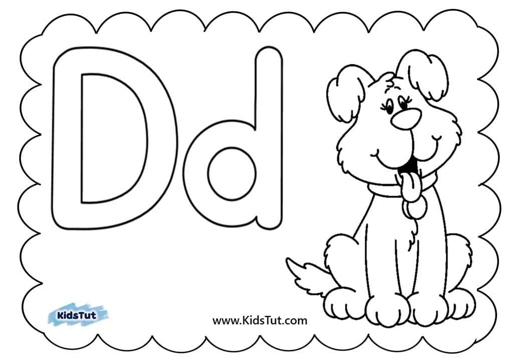 Alphabet coloring book for kids