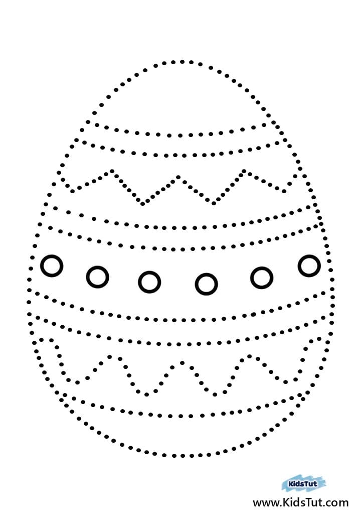 Free Easter Dot-to-Dot and Coloring pages for kids