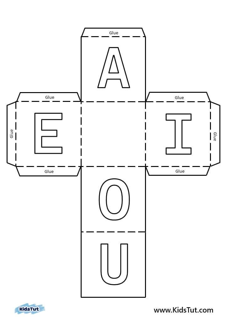Easy Printable Paper Dice Templates For Kids
