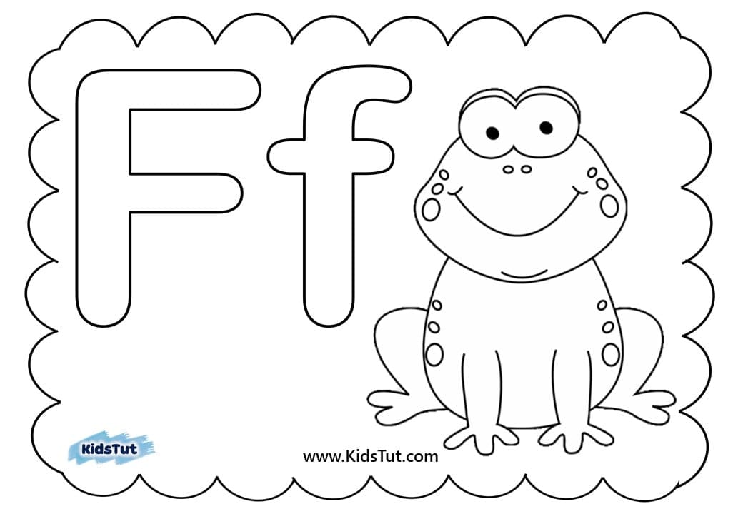Alphabet coloring book for kids