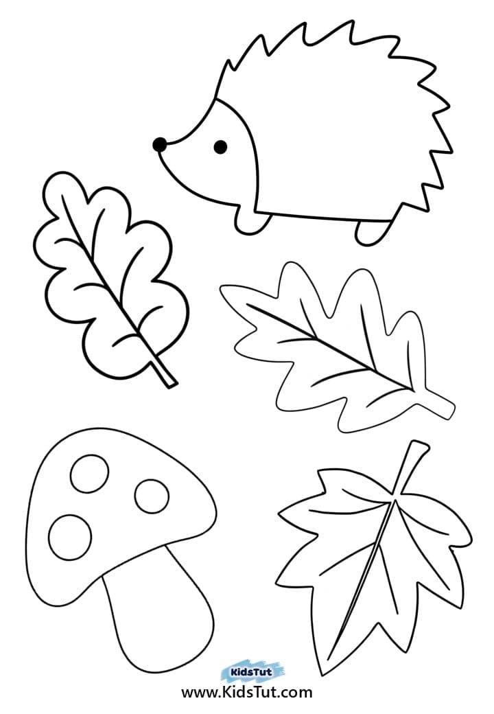 Easy Autumn Crafts for Kids with Free Templates