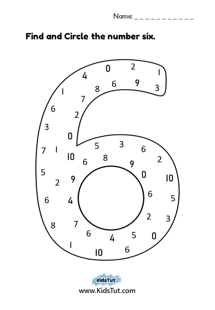 Find and Circle Worksheets for kids
