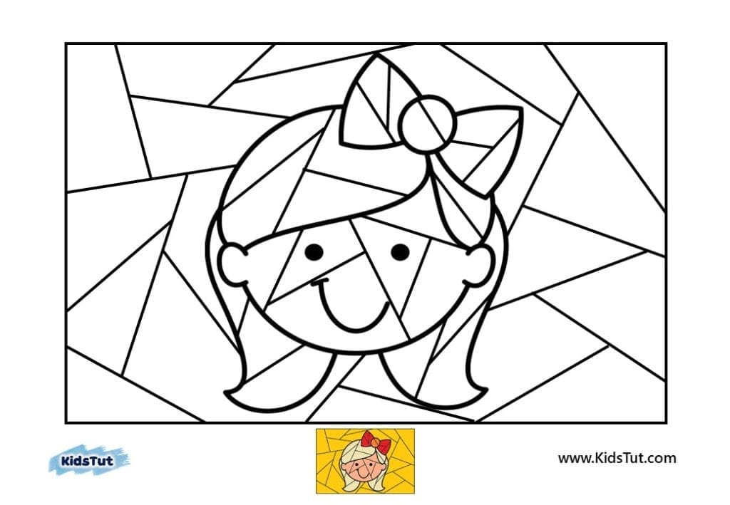 Amazing Picture puzzle coloring pages for kids