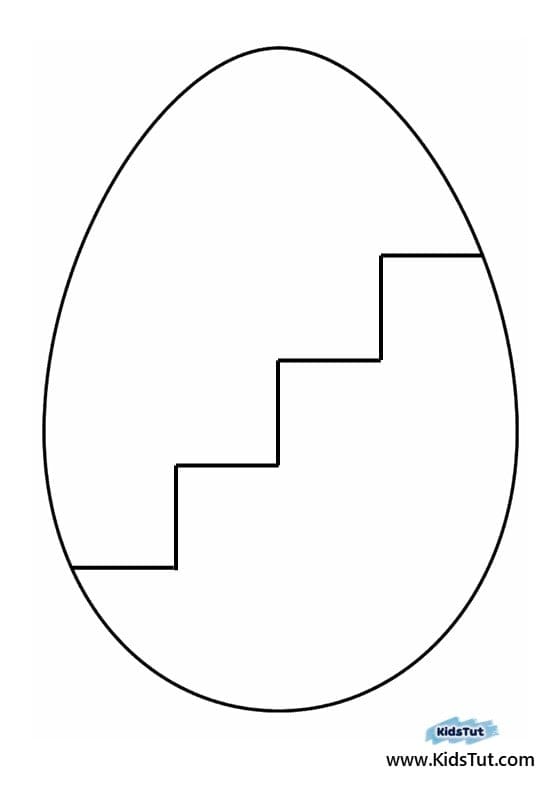 Easy Easter Activity for Kids: Egg Cutting Craft