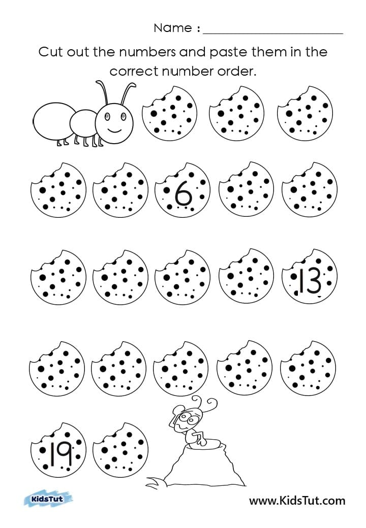 Missing Numbers worksheets