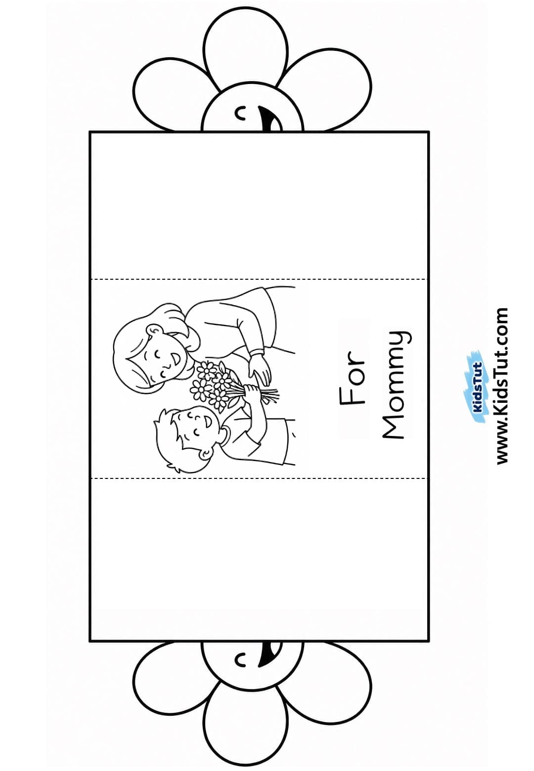 Easy Mother’s Day Flower Card Craft for Kids