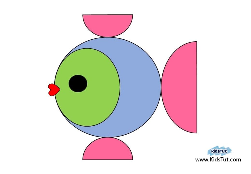 Easy Drawing Pictures from Shapes for kids