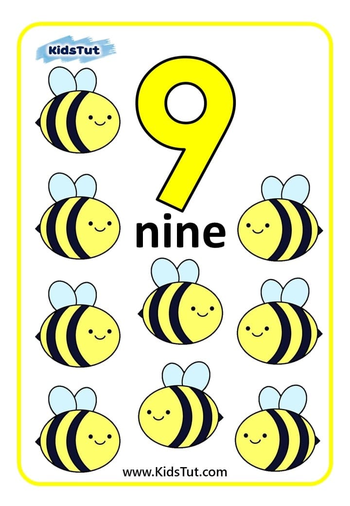 Free Printable Number Flashcards for kids