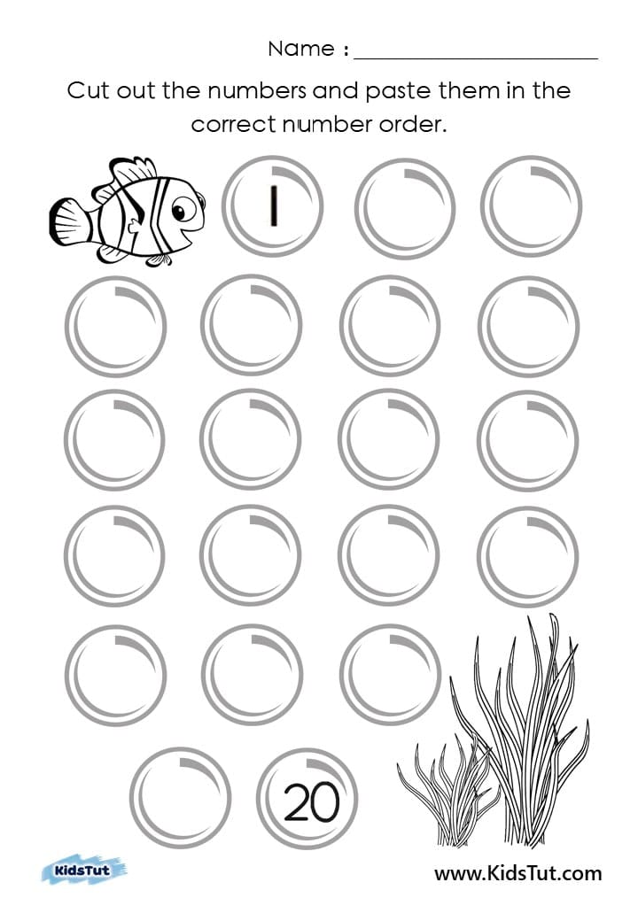 Missing Numbers worksheets