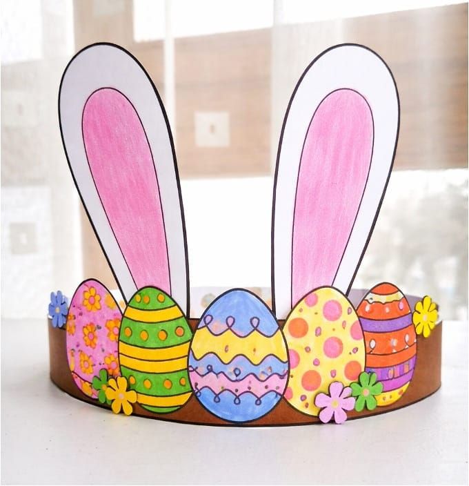 Easy DIY Bunny Ear Easter Egg Headband for Kids