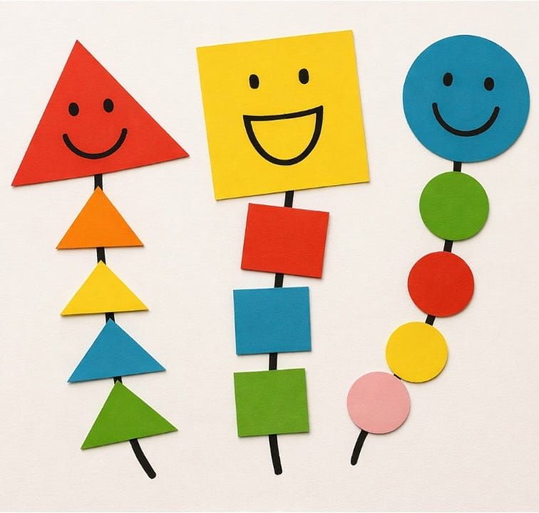 Fun and Easy Shape Crafts Activity for Kids