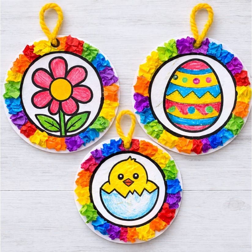 Easy and DIY Easter Ornament Crafts for Kids