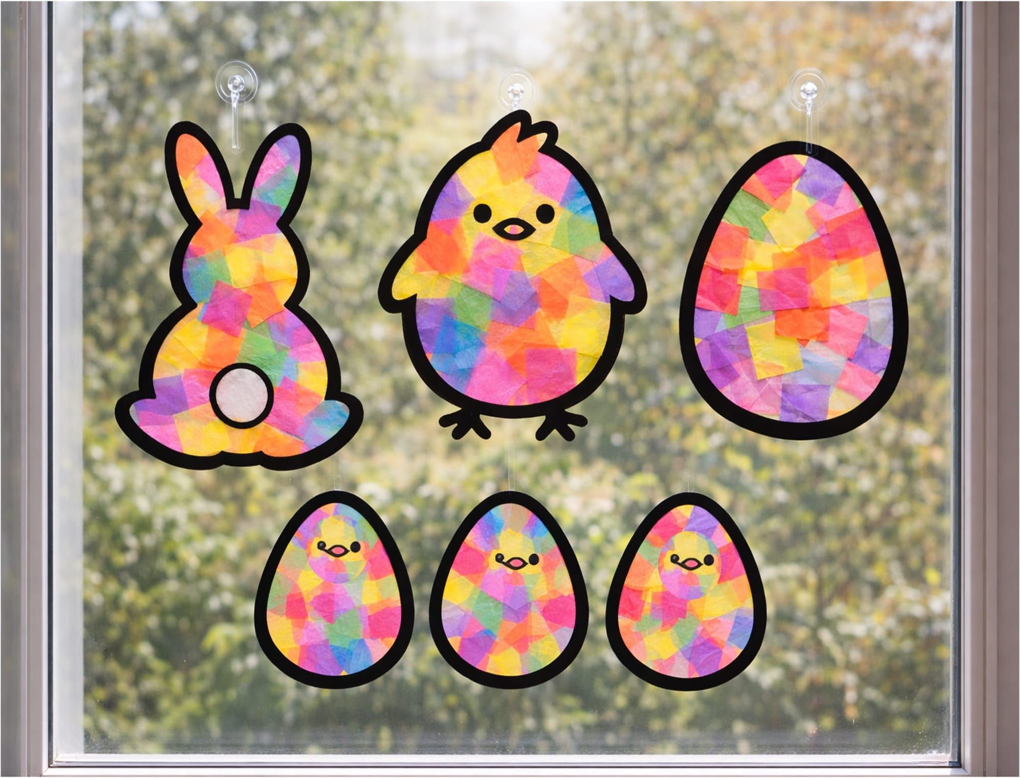 Easy and Fun Easter Suncatcher Crafts for Kids