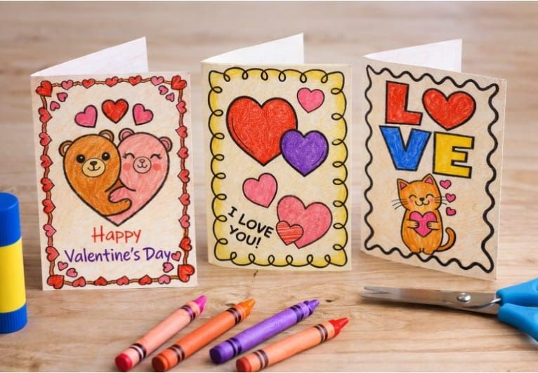 Easy Valentine's Card Templates for Kids