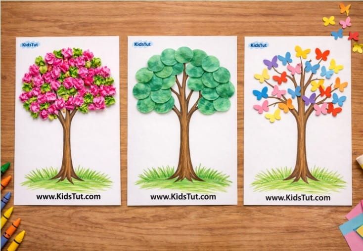 Easy and diy Tree Craft Ideas for kids