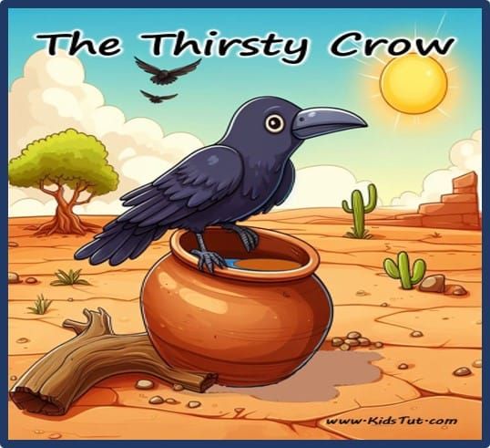 Story Time: The Clever Thirsty Crow's Tale