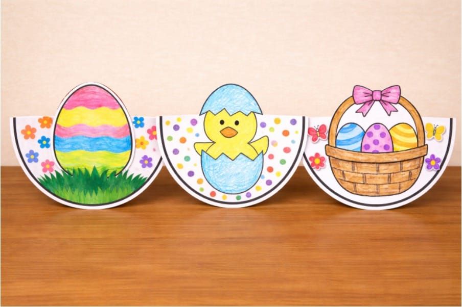 Easy & Creative Easter Egg Paper Crafts for Kids