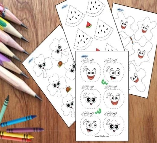 Easy and Fun Pre-writing worksheets for kids