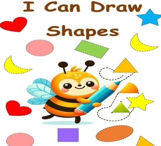 Shape Tracing workbook for kids: I can draw Shapes