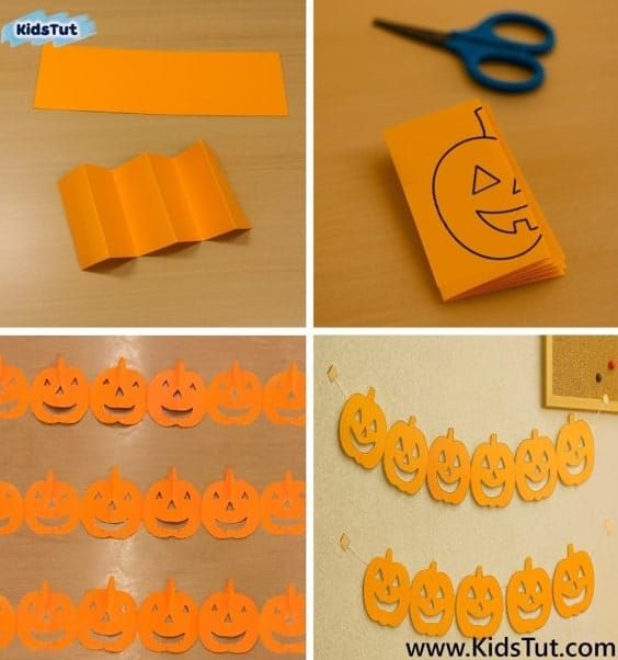 DIY Halloween Garland: Fun Paper Craft for Kids