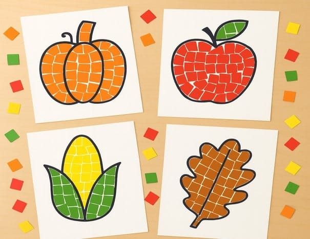 Fall Mosaic Crafts for Kids: Easy & Fun Art Ideas